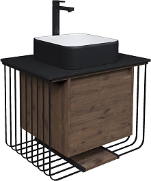 Grossman Мебель для ванной Винтаж 70 GR-4042BW веллингтон/металл черный – фотография-3